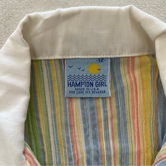 VINTAGE Hampton Girl Striped Blouse - Picture 2 of 6